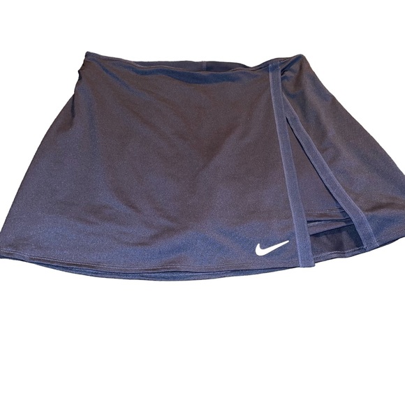 NWT Nike Court Dry Elevated Essentials Dry Fit Women’s Size L Tennis Skirt Blue - Picture 2 of 11
